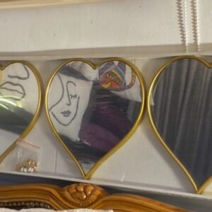 SET ESPEJOS CORAZÓN